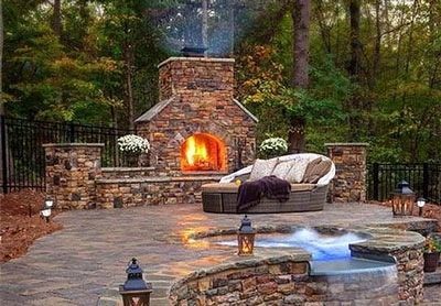 Outdoor Fireplace